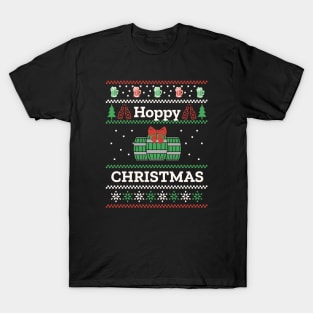 Hoppy Christmas, Funny Christmas Sweater T-Shirt